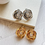 ciite' シーテ ピアス（両耳用） フラワービジューピアス（両耳用）