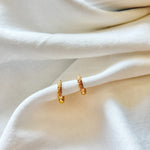 ciite' シーテ ピアス（両耳用） ニュアンス ミニフープピアス（両耳用）