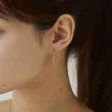 ciite' シーテ ピアス（両耳用） 【 金属アレルギー対応 】ボールモチーフ オーバルフープピアス サージカルステンレス（両耳用）