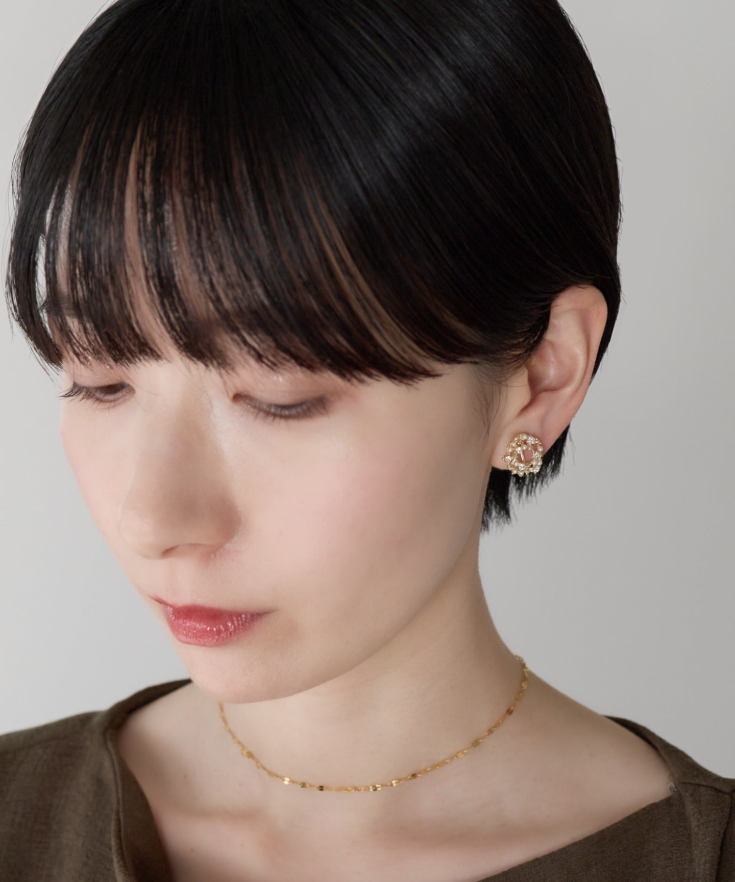 ciite' シーテ イヤリング シリコン付 デザインパール イヤリング