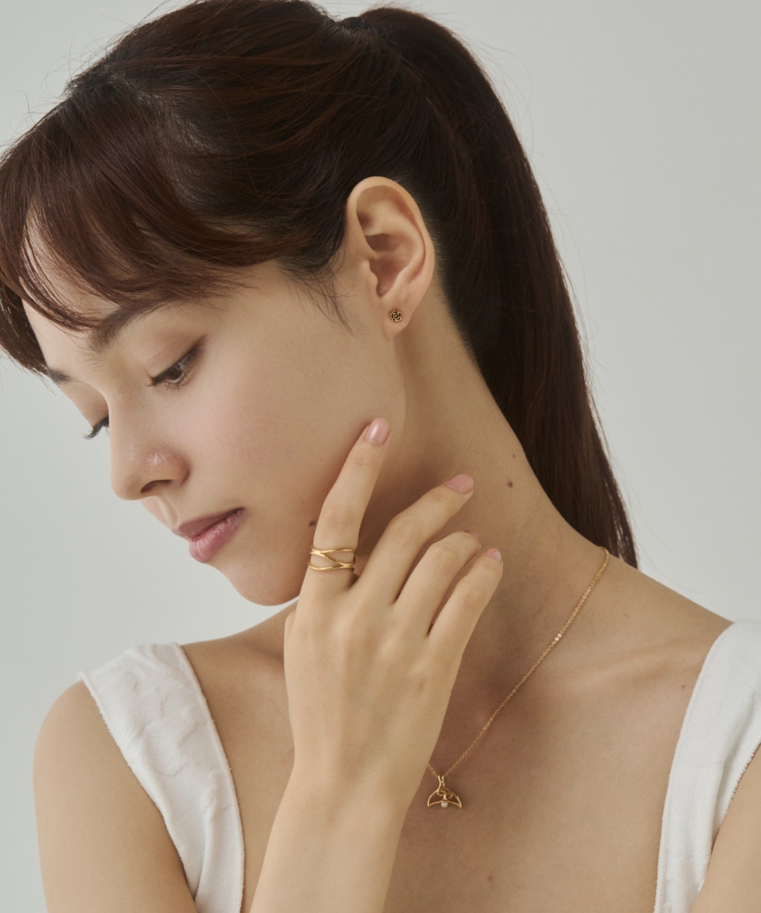 ciite' シーテ リング 【 金属アレルギー対応 】ツイストニュアンスリング サージカルステンレス