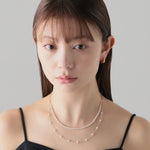 ciite' シーテ ネックレス 2連デザインパールネックレス