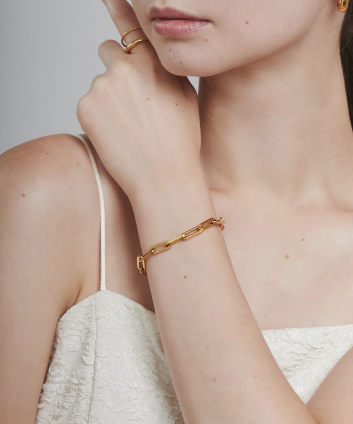 ciite' シーテ ブレスレット 【 金属アレルギー対応 】 シンプルチェーンブレスレット サージカルステンレス