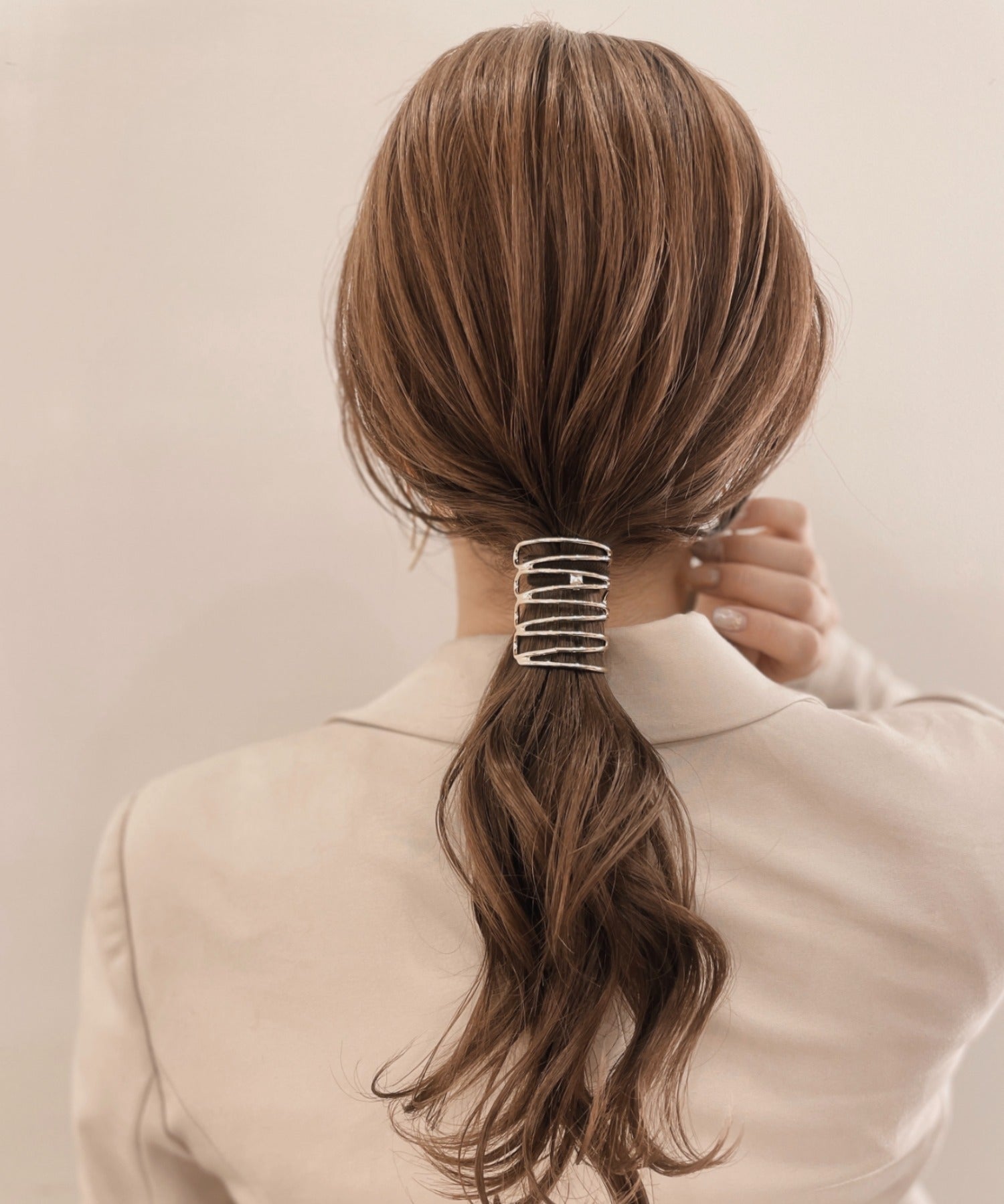 ciite' シーテ ヘアアクセサリー メタルモヨウヘアカフ