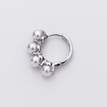 ciite' シーテ ピアス（両耳用） 4連パールフープピアス (両耳用)