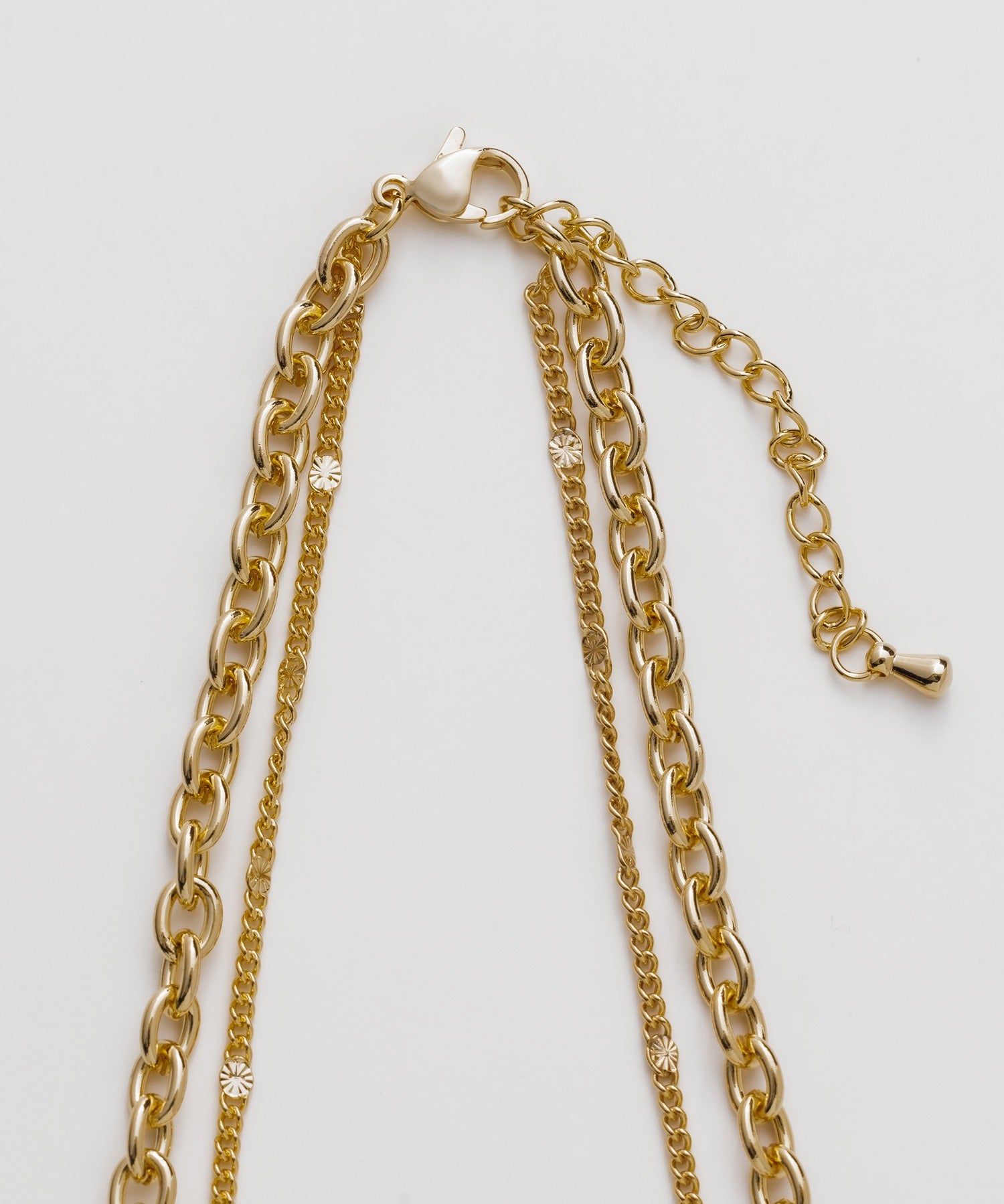 ciite' シーテ ネックレス 【 金属アレルギー対応 】 2連チェーンネックレス サージカルステンレス