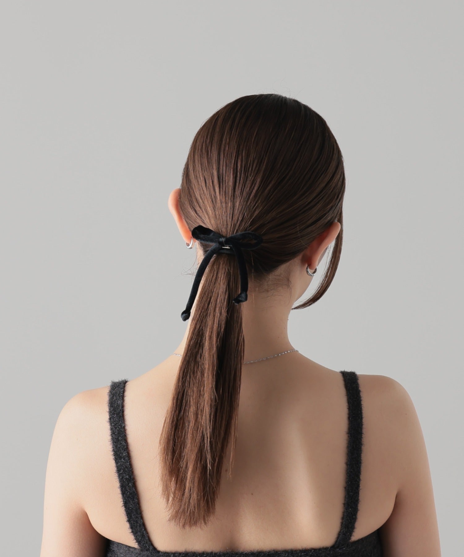 ciite' シーテ ヘアゴム ベルベット風リボン ヘアゴム