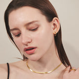 ciite' シーテ ネックレス 【 金属アレルギー対応 】 4mm スネークチェーンネックレス サージカルステンレス