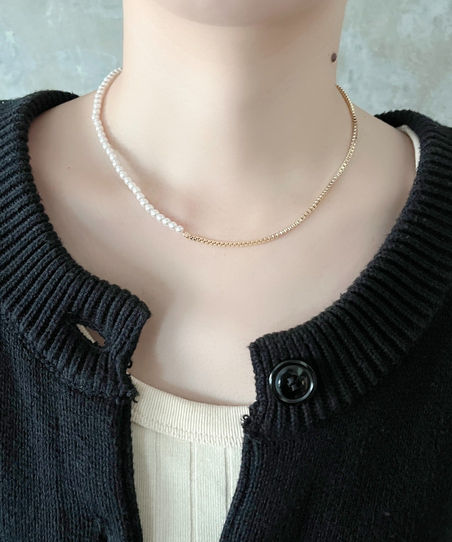 ciite' シーテ ネックレス pearl chain necklace / パール チェーン ネックレス