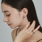 ciite' シーテ イヤリング 【 金属アレルギー対応 】 チェーンモチーフ イヤリング サージカルステンレス (両耳用)