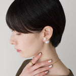 ciite' シーテ ピアス（両耳用） シリコン付 ダブルボール ピアス