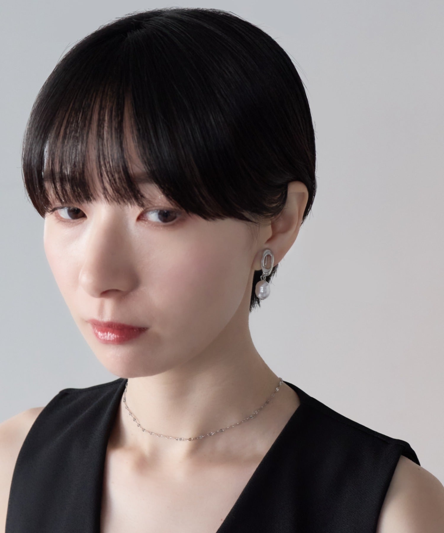 ciite' シーテ イヤリング シリコン付 デザインパール イヤリング