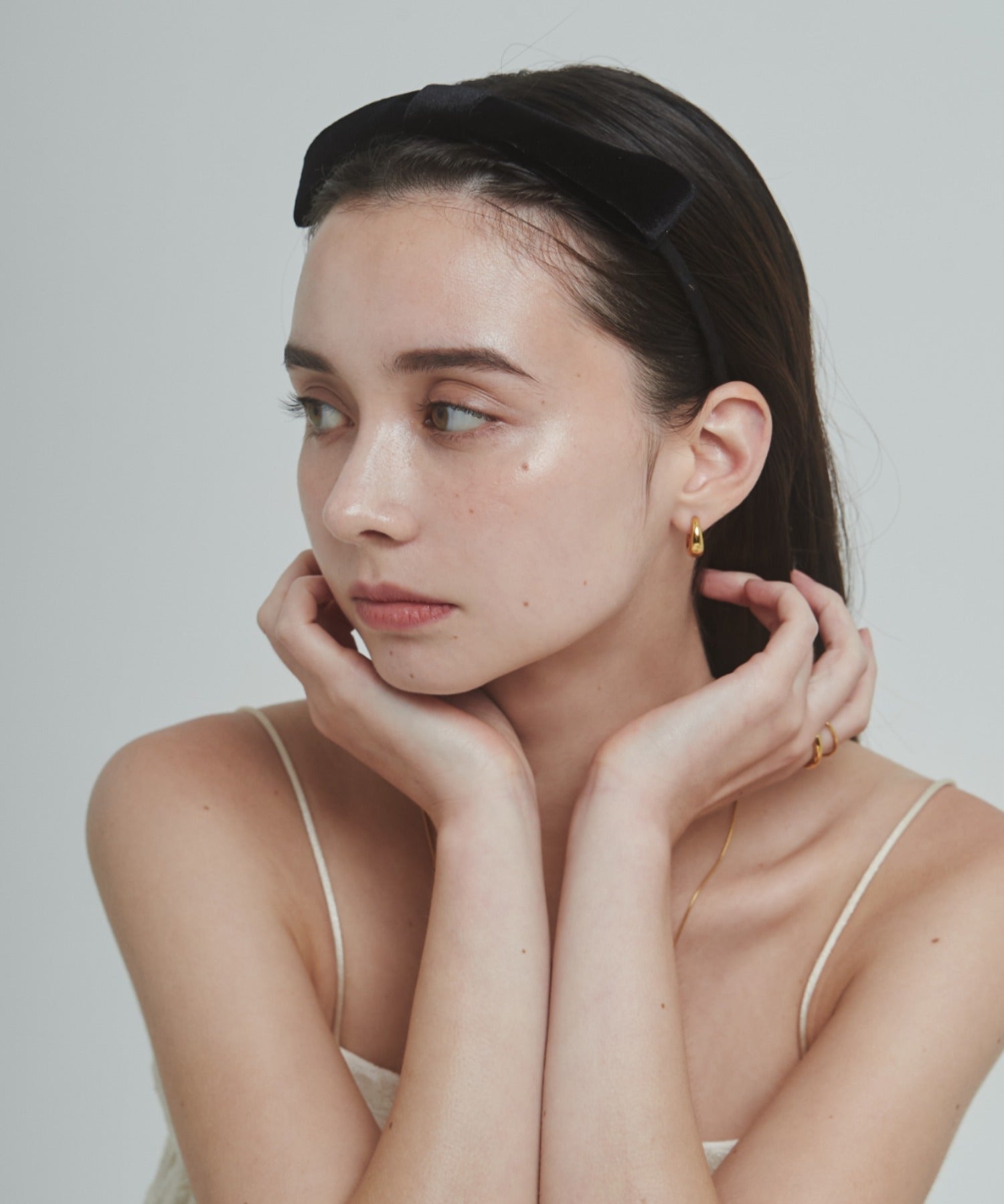 ciite' シーテ ヘアアクセサリー シルキーベロア カチューシャ