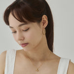 ciite' シーテ ピアス（両耳用） 【 金属アレルギー対応 】チェーンモチーフ フープピアス サージカルステンレス（両耳用）