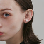 ciite' シーテ イヤリング 【 金属アレルギー対応 】 シンプルパールイヤリング サージカルステンレス (両耳用)