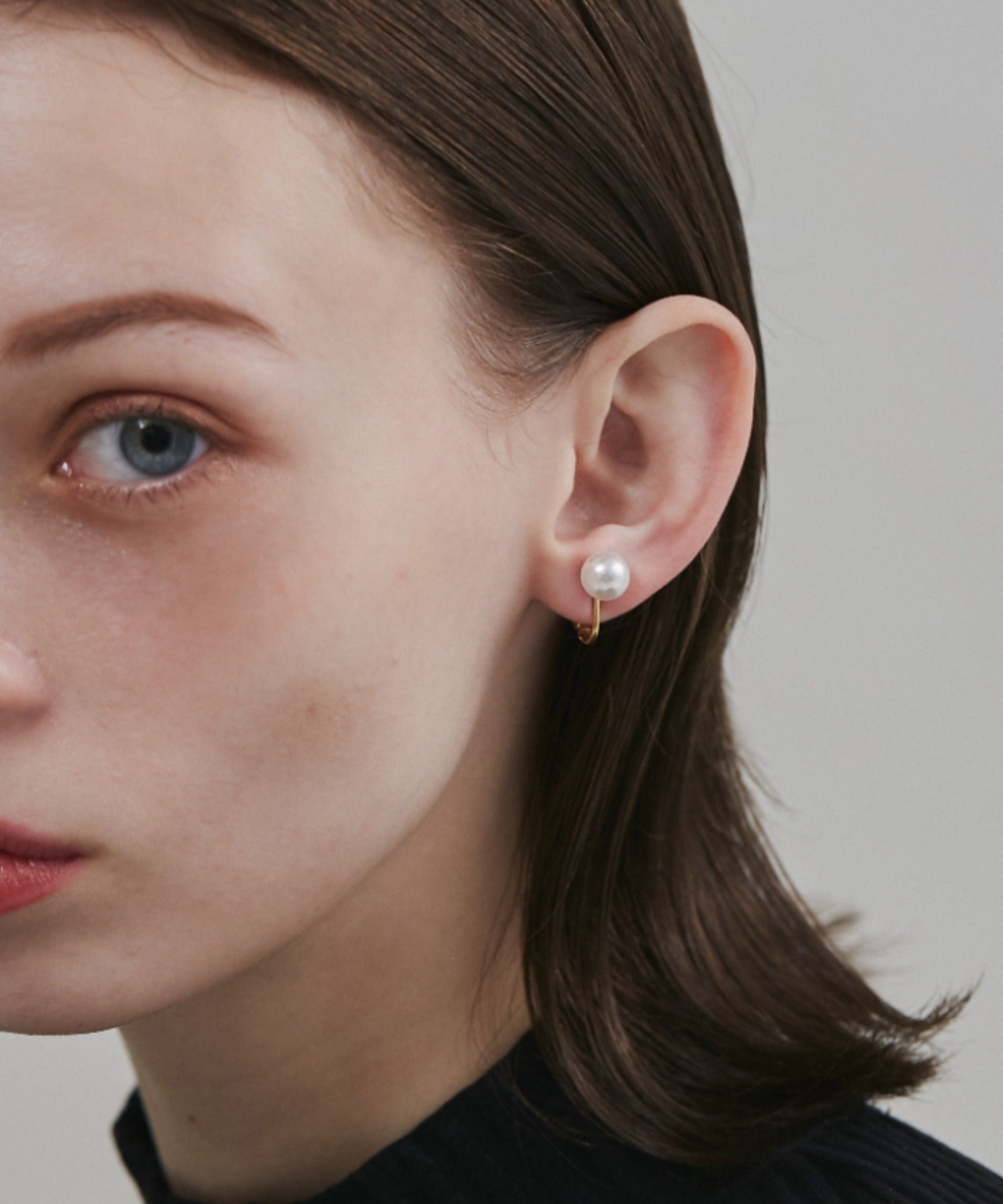 ciite' シーテ イヤリング 【 金属アレルギー対応 】 シンプルパールイヤリング サージカルステンレス (両耳用)