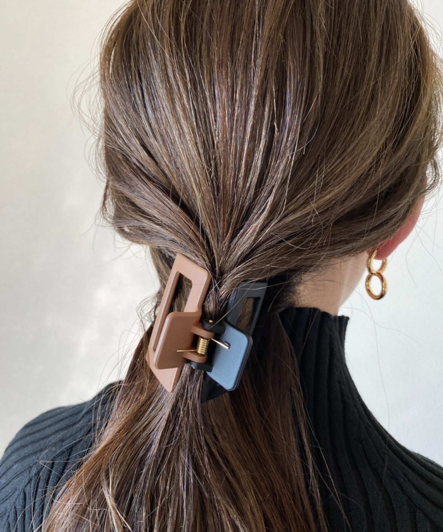 ciite' シーテ バレッタ/ヘアクリップ バイカラーコンパクトヘアクリップ