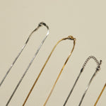 ciite' シーテ ネックレス 【 金属アレルギー対応 】 4mm スネークチェーンネックレス サージカルステンレス