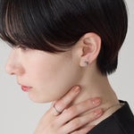 ciite' シーテ ピアス（両耳用） 【金属アレルギー対応】シンプルスクエア ピアス