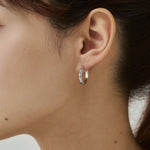 ciite' シーテ ピアス（両耳用） 【 金属アレルギー対応 】 4サイズ展開 シンプルフープピアス サージカルステンレス（両耳用）