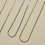 ciite' シーテ ネックレス 【 金属アレルギー対応 】 4mm スネークチェーンネックレス サージカルステンレス