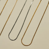 ciite' シーテ ネックレス 【 金属アレルギー対応 】 4mm スネークチェーンネックレス サージカルステンレス