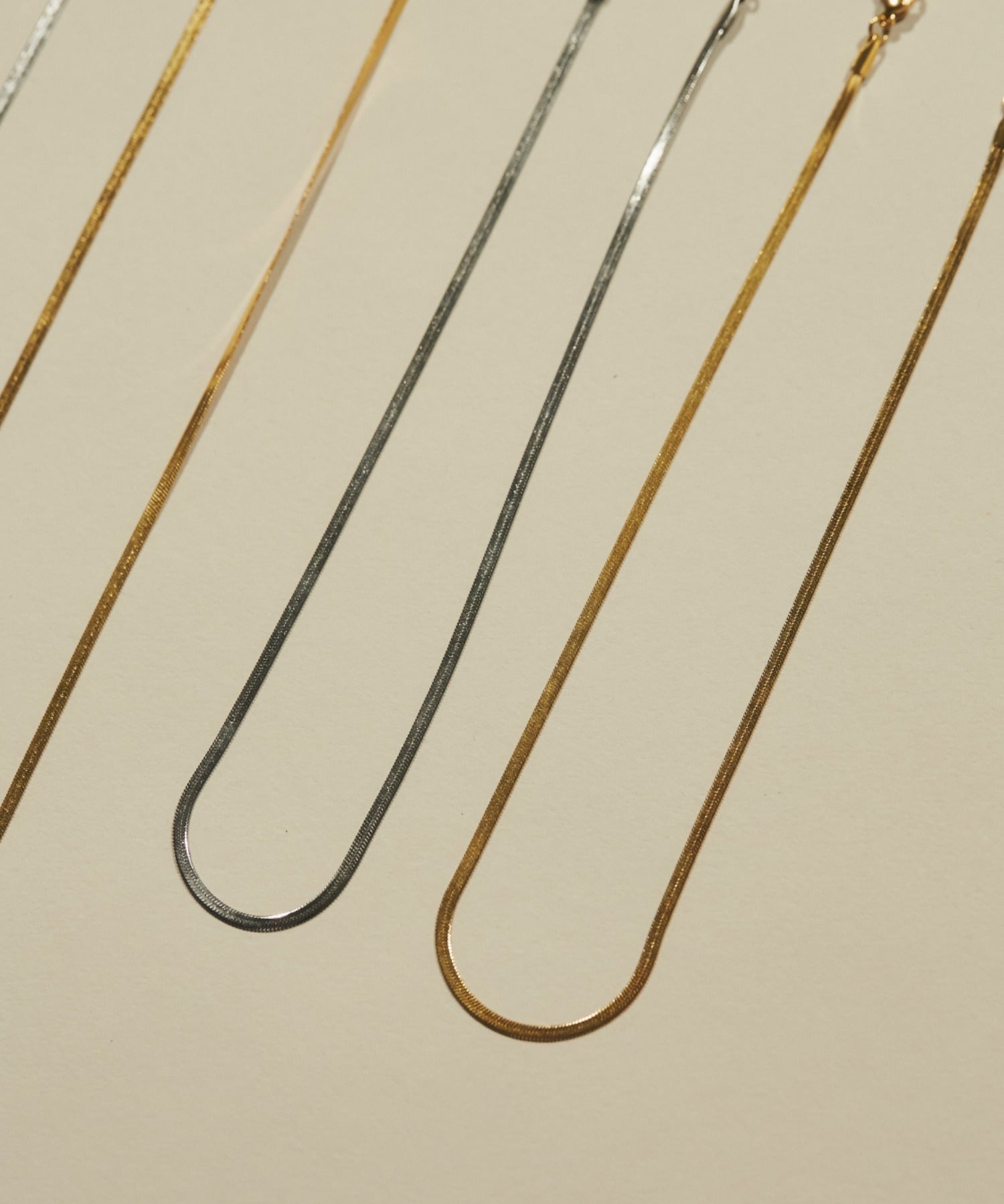 ciite' シーテ ネックレス 【 金属アレルギー対応 】 4mm スネークチェーンネックレス サージカルステンレス