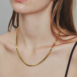 ciite' シーテ ネックレス 【 金属アレルギー対応 】 4mm スネークチェーンネックレス サージカルステンレス