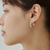ciite' シーテ ピアス（両耳用） 【 金属アレルギー対応 】 4サイズ展開 シンプルフープピアス サージカルステンレス（両耳用）