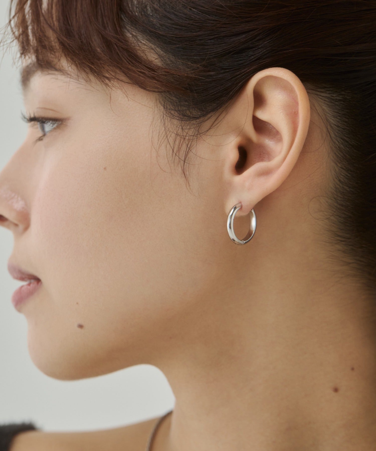 ciite' シーテ ピアス（両耳用） 【 金属アレルギー対応 】 4サイズ展開 シンプルフープピアス サージカルステンレス（両耳用）