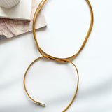 ciite' シーテ チョーカー シンプルコードチョーカー