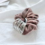 ciite' シーテ シュシュ ベロア調 メタルシュシュ