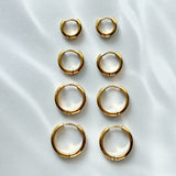 ciite' シーテ ピアス（両耳用） 【 金属アレルギー対応 】 4サイズ展開 シンプルフープピアス サージカルステンレス（両耳用）
