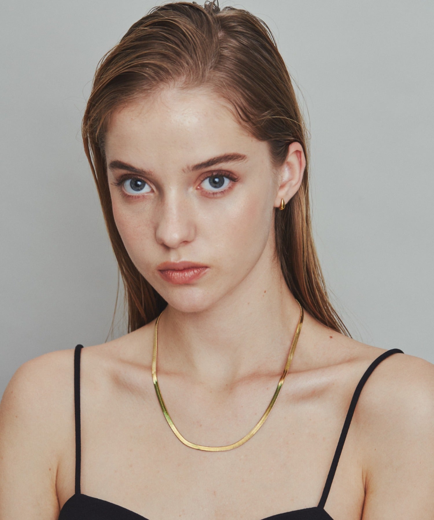 ciite' シーテ ネックレス 【 金属アレルギー対応 】 4mm スネークチェーンネックレス サージカルステンレス