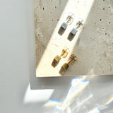 ciite' シーテ ピアス（両耳用） 【金属アレルギー対応】シンプルスクエア ピアス