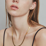 ciite' シーテ ネックレス 【 金属アレルギー対応 】 4mm スネークチェーンネックレス サージカルステンレス