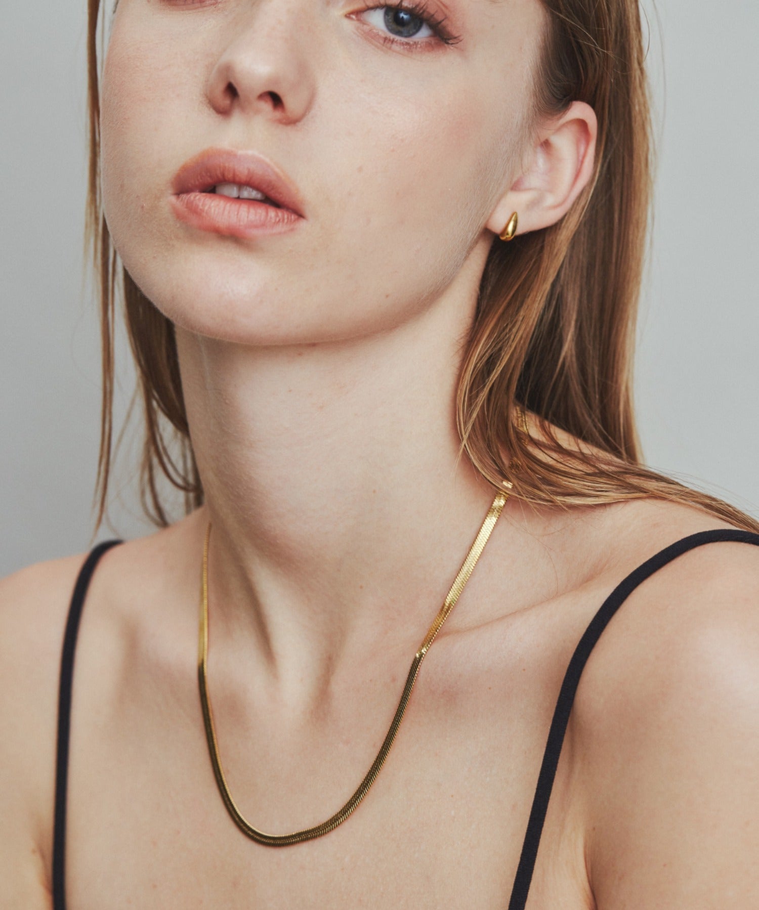 ciite' シーテ ネックレス 【 金属アレルギー対応 】 4mm スネークチェーンネックレス サージカルステンレス