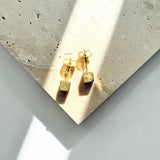 ciite' シーテ ピアス（両耳用） 【金属アレルギー対応】シンプルスクエア ピアス