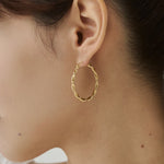 ciite' シーテ ピアス（両耳用） 【 金属アレルギー対応 】ツイストフープピアス サージカルステンレス（両耳用）