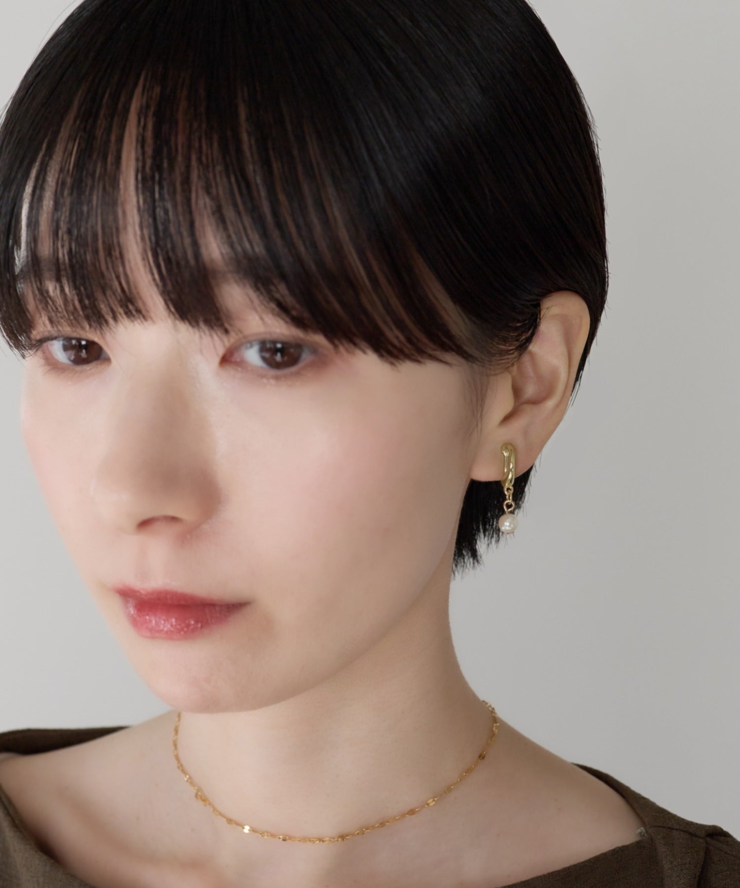 ciite' シーテ イヤリング シリコン付 デザインパール イヤリング
