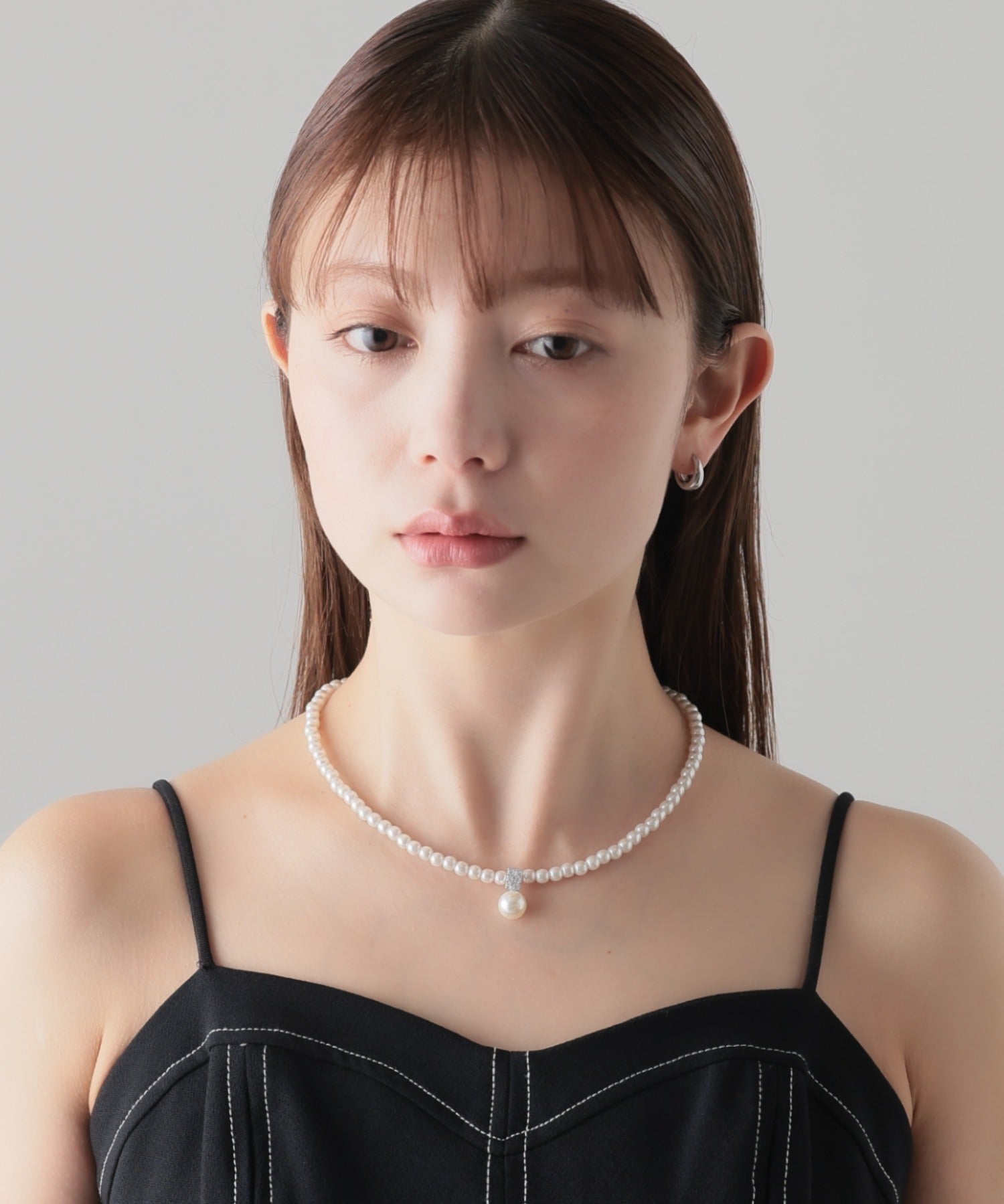 ciite' シーテ ネックレス パールビジュー ネックレス