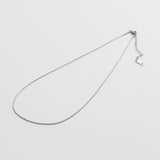 ciite' シーテ ネックレス 【 金属アレルギー対応 】 1mm シンプルスネークネックレス サージカルステンレス