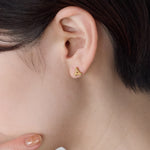 ciite' シーテ ピアス（両耳用） 【金属アレルギー対応】トライアングルピアス
