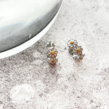 ciite' シーテ ピアス（両耳用） 【 金属アレルギー対応 】 フルール フープピアス サージカルステンレス