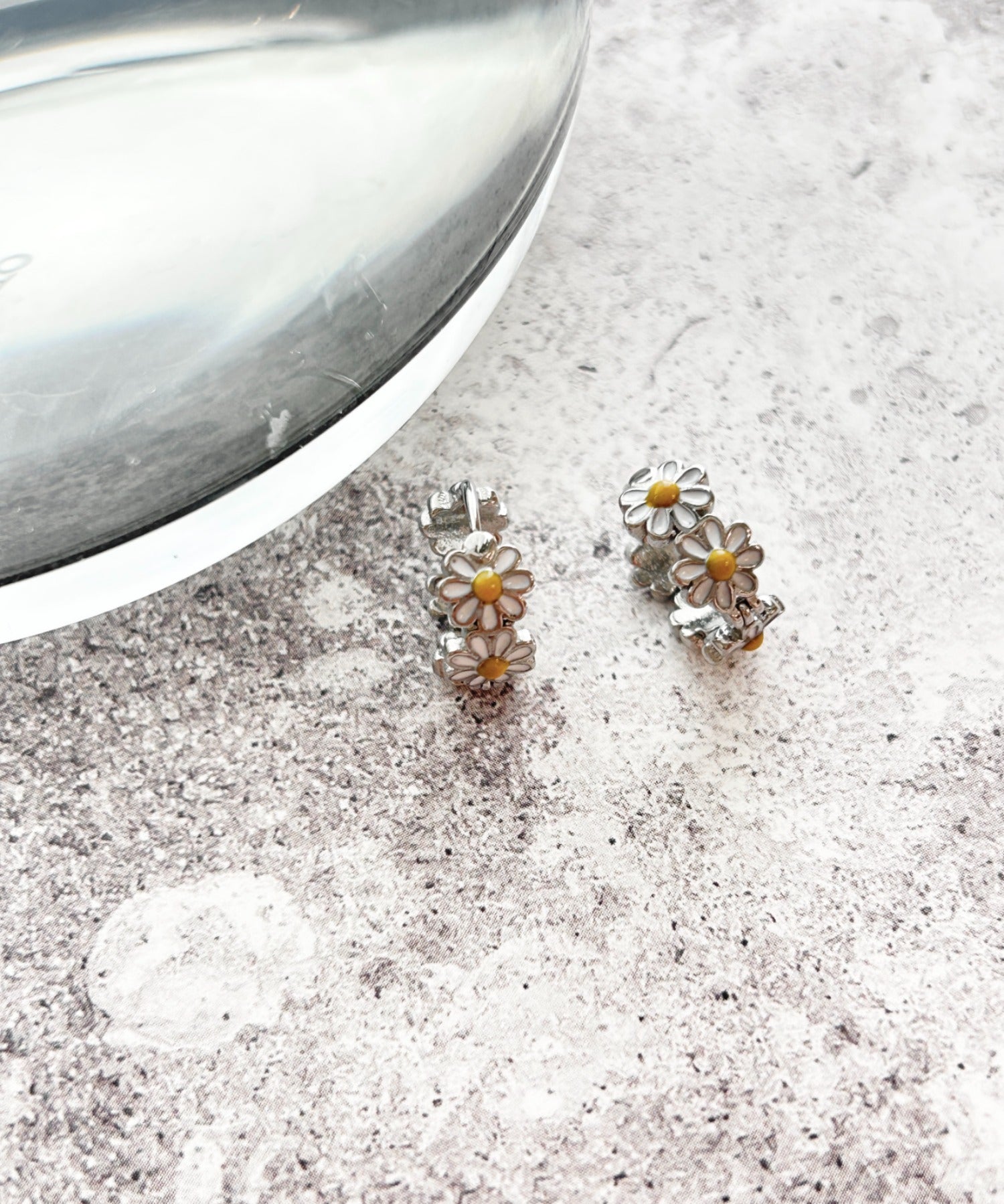 ciite' シーテ ピアス（両耳用） 【 金属アレルギー対応 】 フルール フープピアス サージカルステンレス