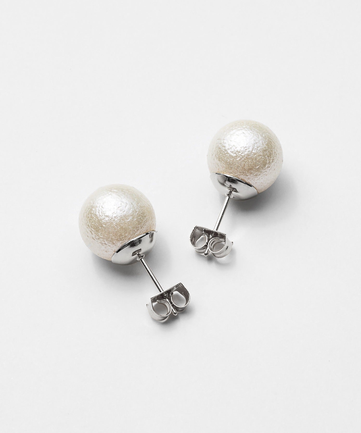 ciite' シーテ ピアス（両耳用） 【12mm】 選べるパールピアス （コットンパール / アクリルパール） (両耳用)