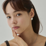 ciite' シーテ ピアス（両耳用） 【 金属アレルギー対応 】 フラワーモチーフピアス サージカルステンレス（両耳用）