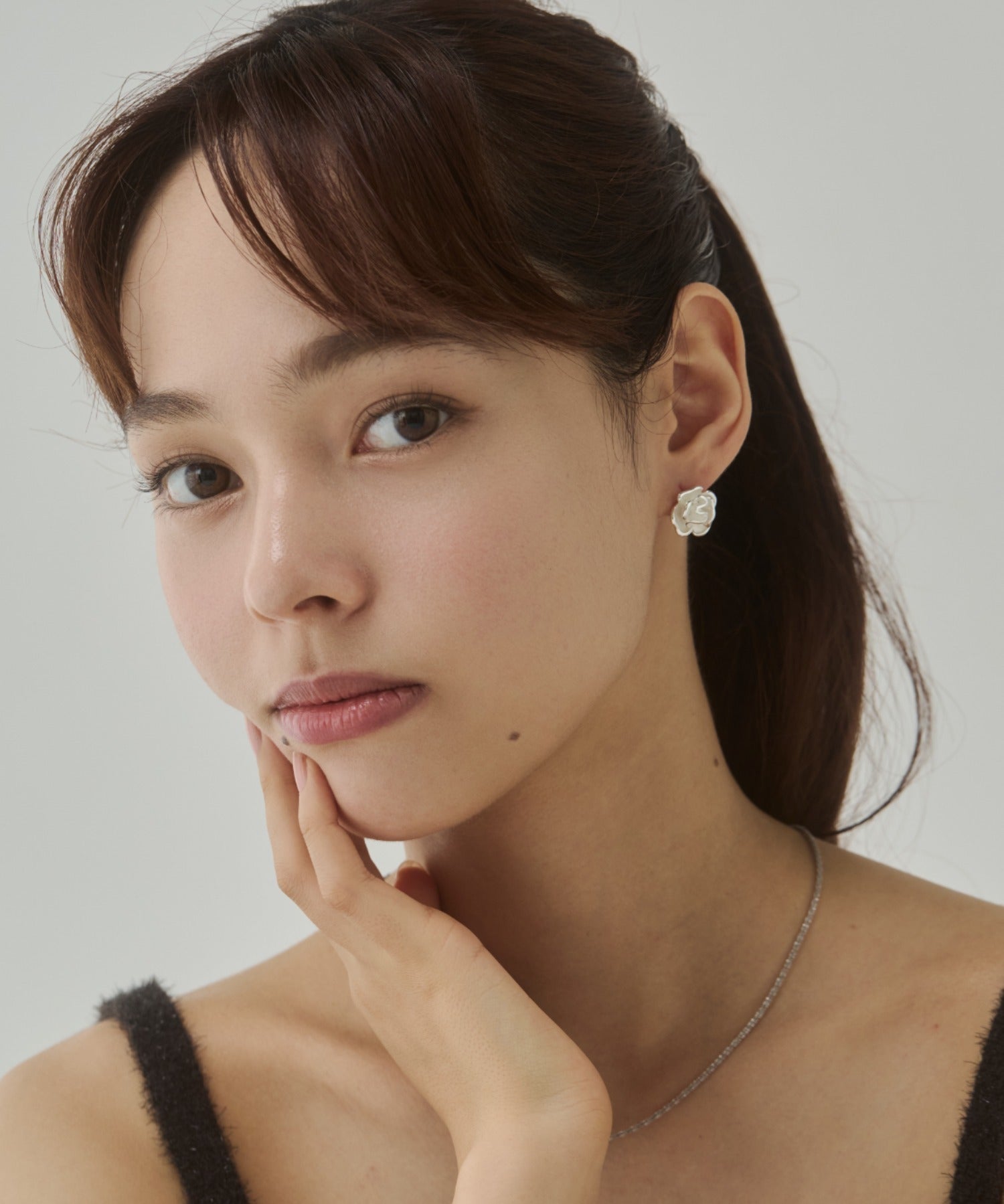 ciite' シーテ ピアス（両耳用） 【 金属アレルギー対応 】 フラワーモチーフピアス サージカルステンレス（両耳用）