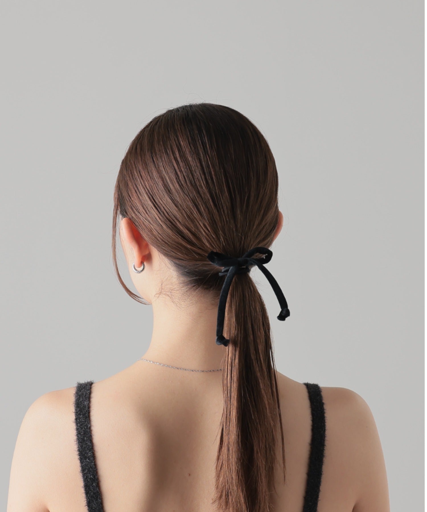 ciite' シーテ ヘアゴム ベルベット風リボン ヘアゴム