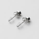 ciite' シーテ ピアス（両耳用） 【 金属アレルギー対応 】 シンプルビジューピアス サージカルステンレス (両耳用)